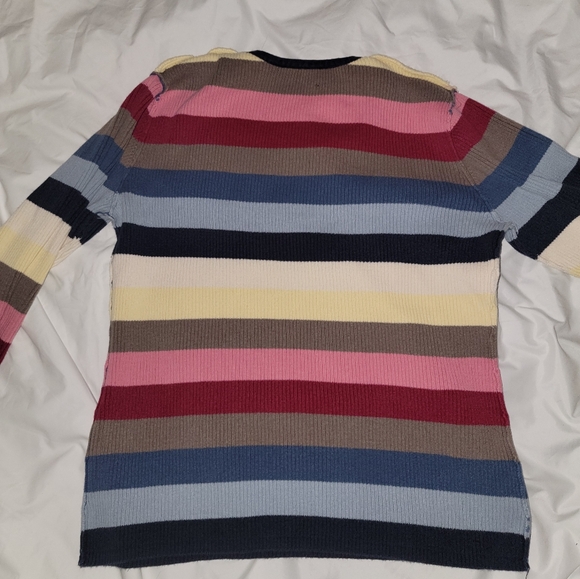 Striped knitted blouse - Picture 4 of 6